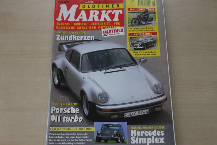 Deckblatt Oldtimer Markt (08/1999)